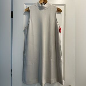 White Spanx Air Essentials Mock Neck Dress size M
